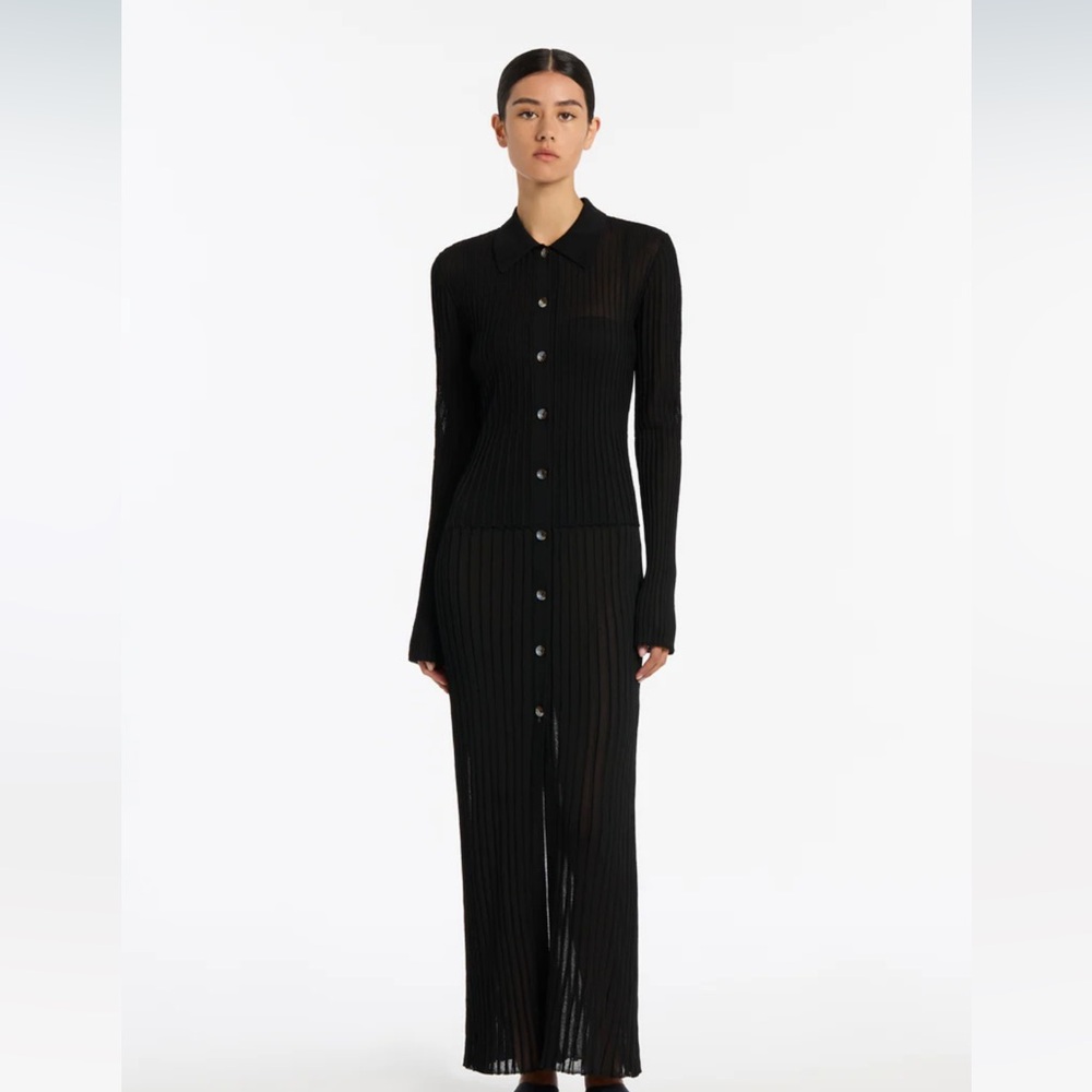 SIR EVA BUTTONED MAXI DRESS - Picture 3 of 9